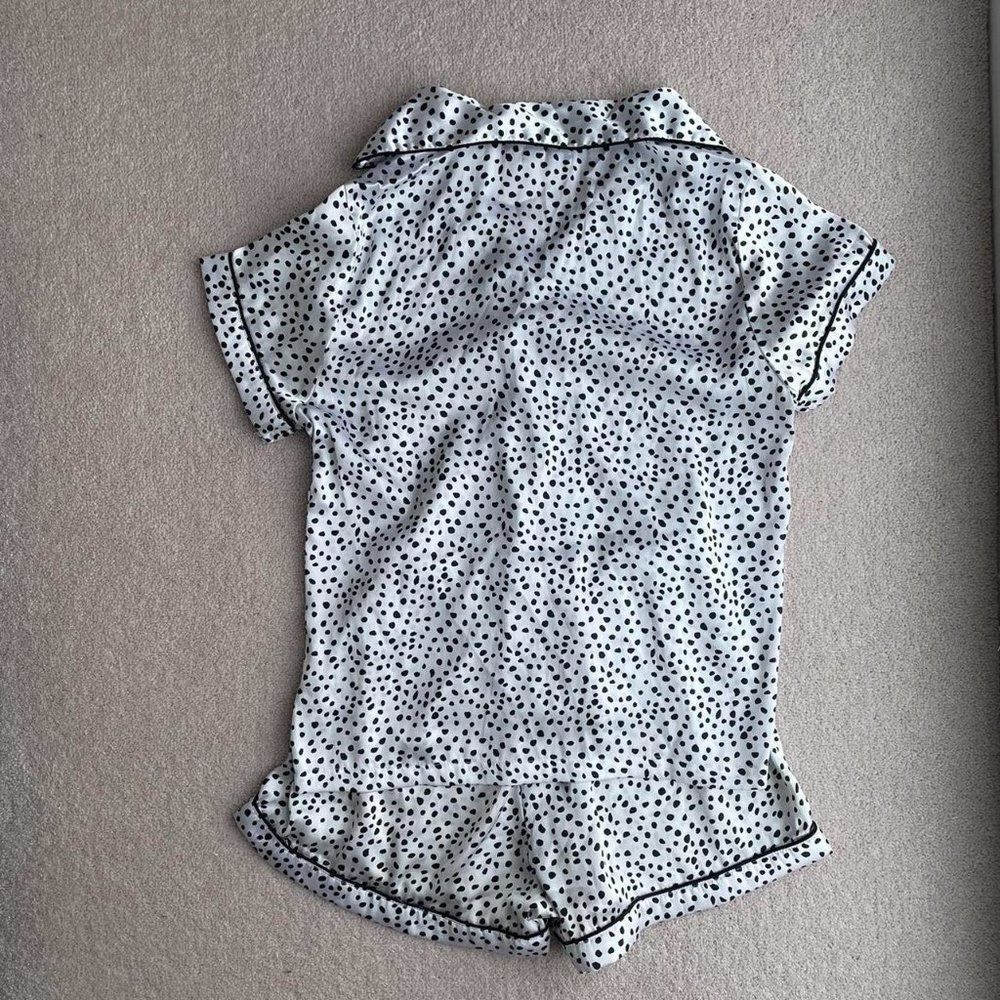 PrettyLittleThing Womens White and Black Pajamas - Picture 7 of 7